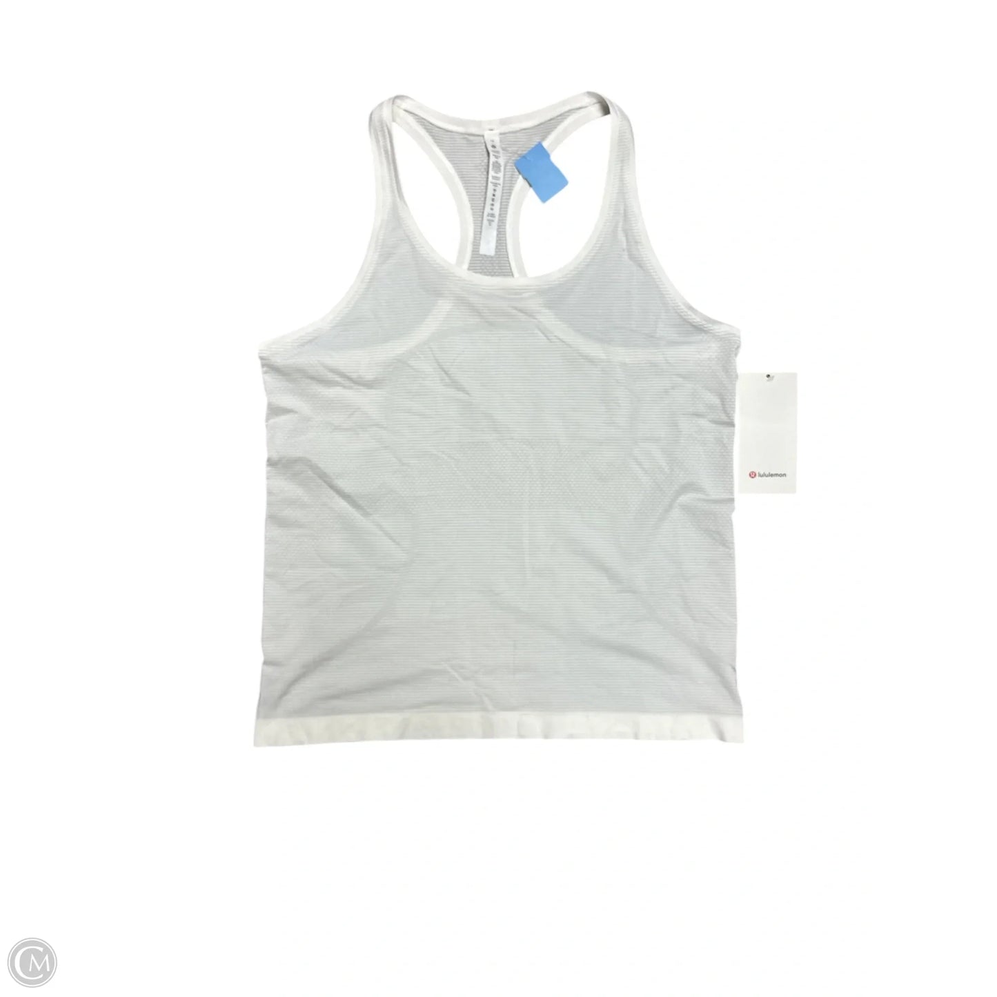 Athletic Tank Top By Lululemon In White, Size: 14