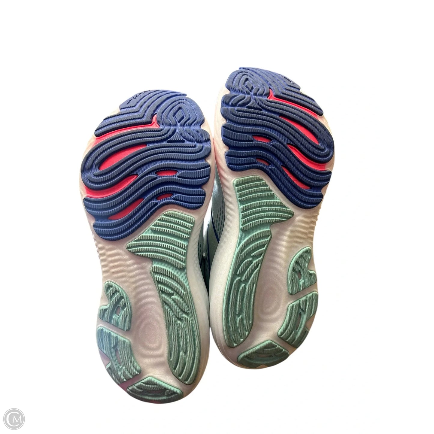 Shoes Athletic By Brooks In Blue & White, Size: 9.5