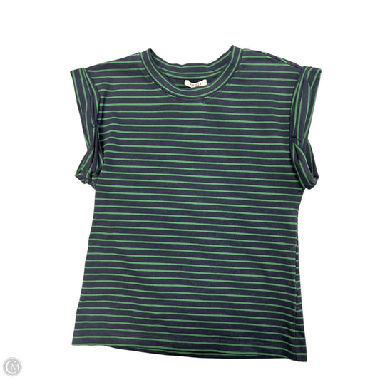 Top Short Sleeve By Pistola In Striped Pattern, Size: S