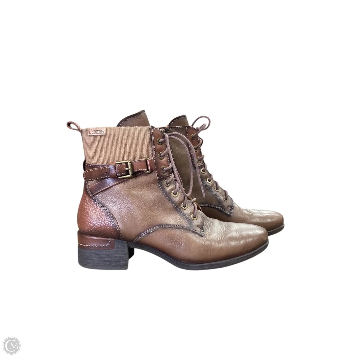 Boots Ankle Flats By Pikolinos In Brown, Size: 7.5