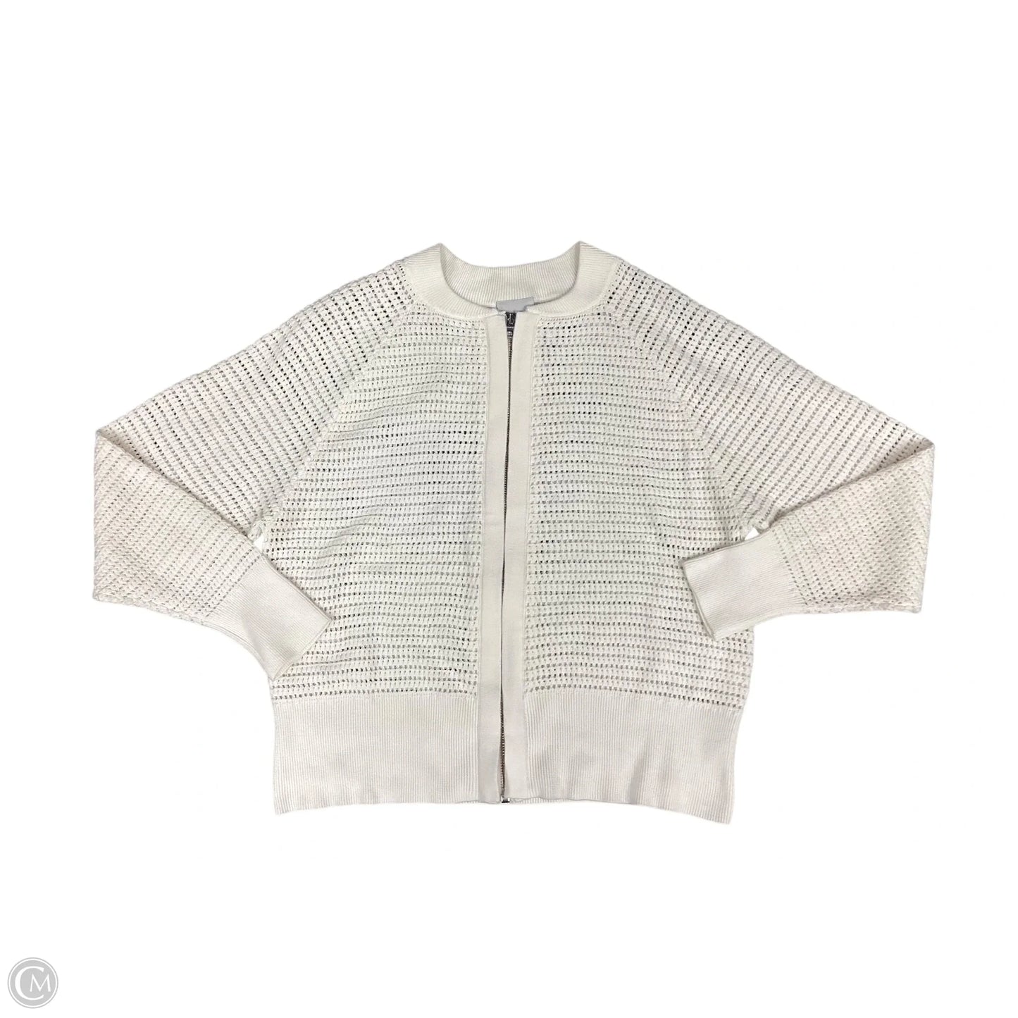 Sweater Cardigan By Varley In Cream, Size: S
