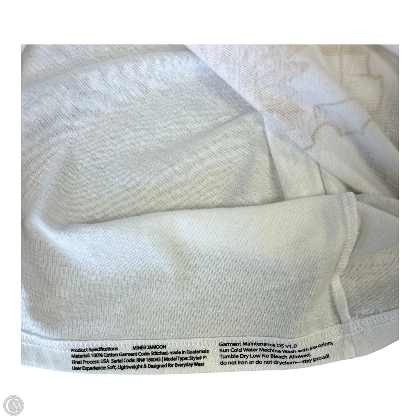 Top Short Sleeve By Clothes Mentor In White, Size: S