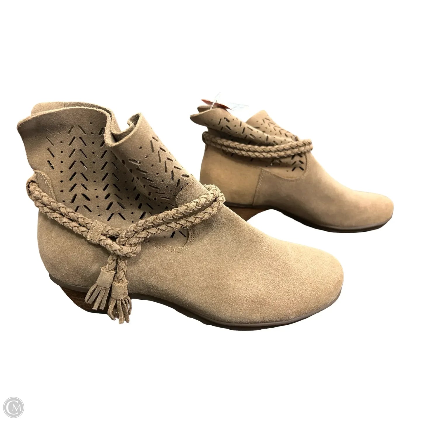 Boots Ankle Flats By Abeo In Brown, Size: 7.5
