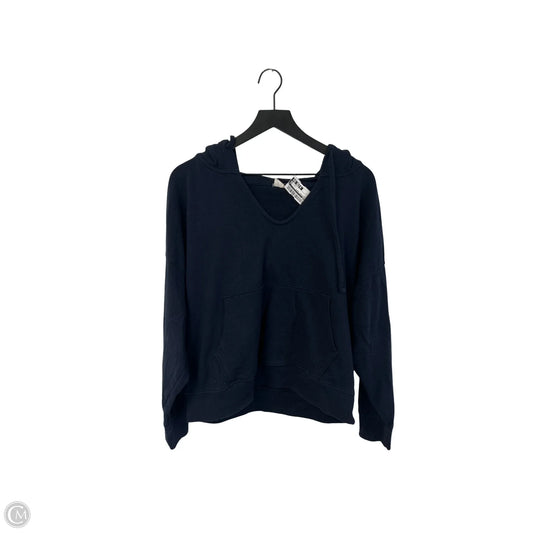 Sweatshirt Hoodie By Gap In Navy, Size: L
