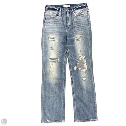 Jeans Boot Cut By Flying Monkey In Blue Denim, Size: 4