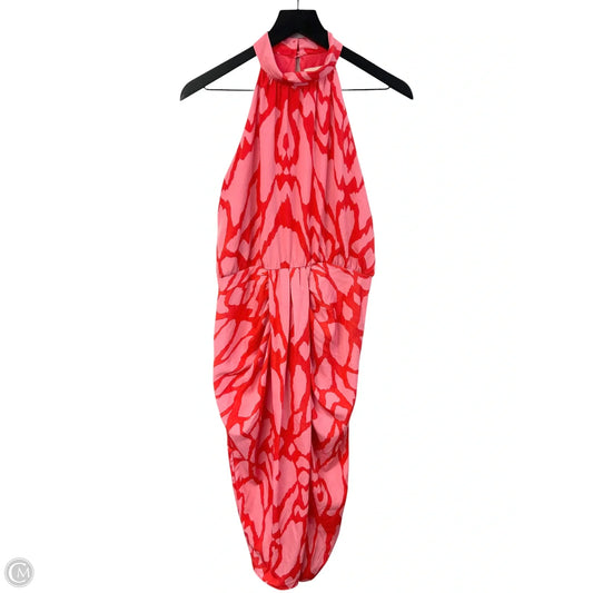 Dress Casual Midi By The Nines In Orange & Pink, Size: M