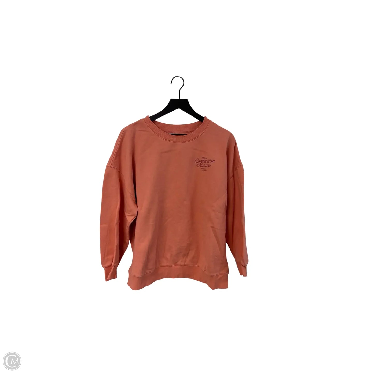 Sweatshirt Crewneck By Old Navy In Orange, Size: L