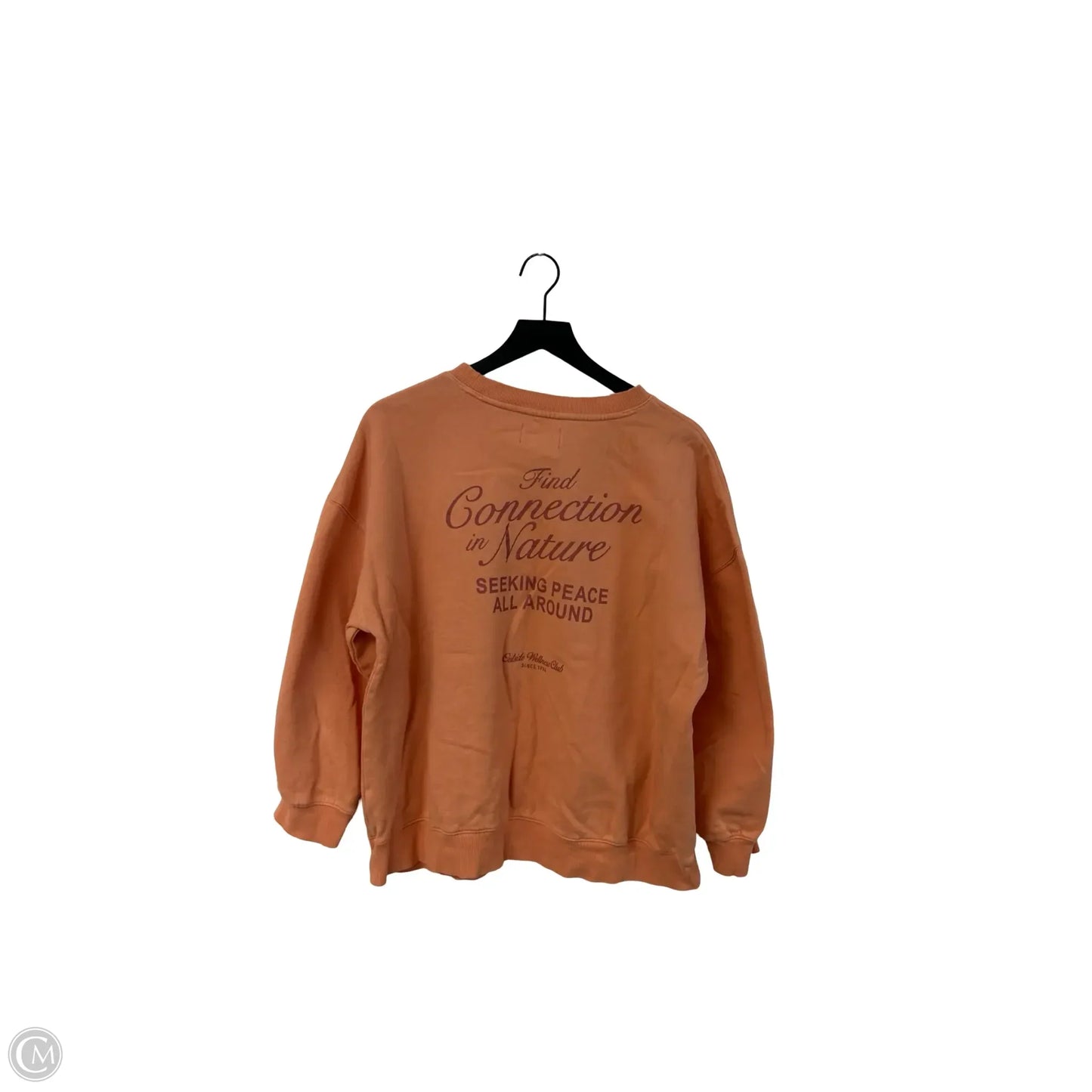 Sweatshirt Crewneck By Old Navy In Orange, Size: L