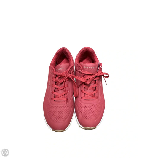 Shoes Athletic By Skechers In Red, Size: 9.5