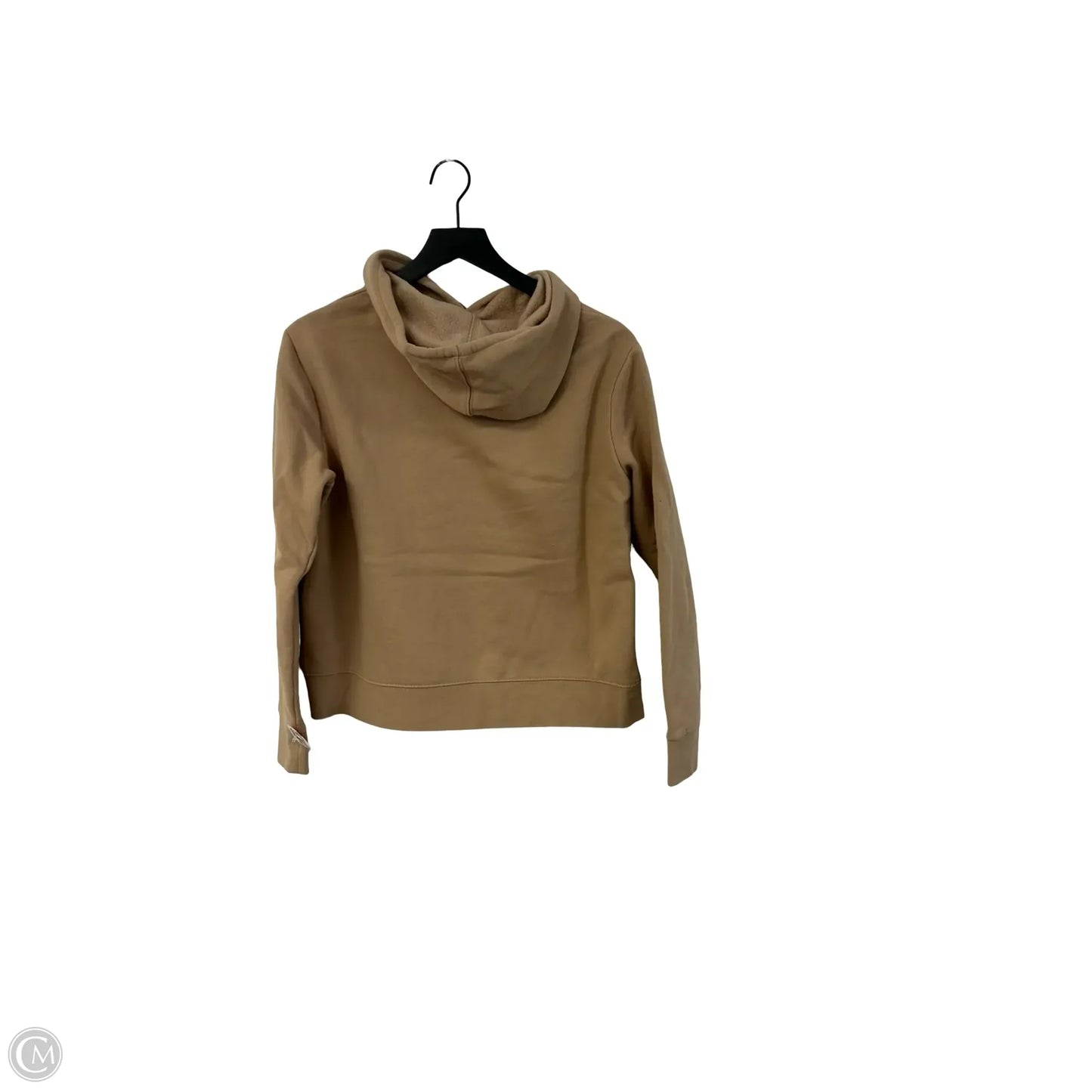 Sweatshirt Hoodie By Champion In Tan, Size: S