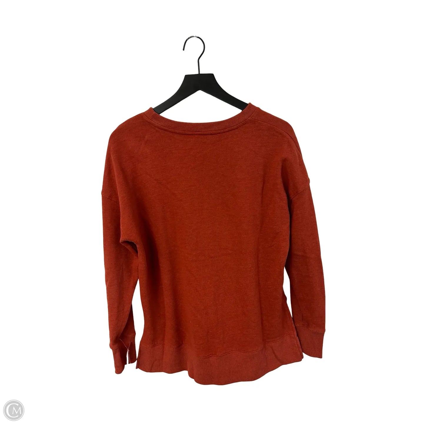 Sweatshirt Crewneck By Time And Tru In Orange, Size: M