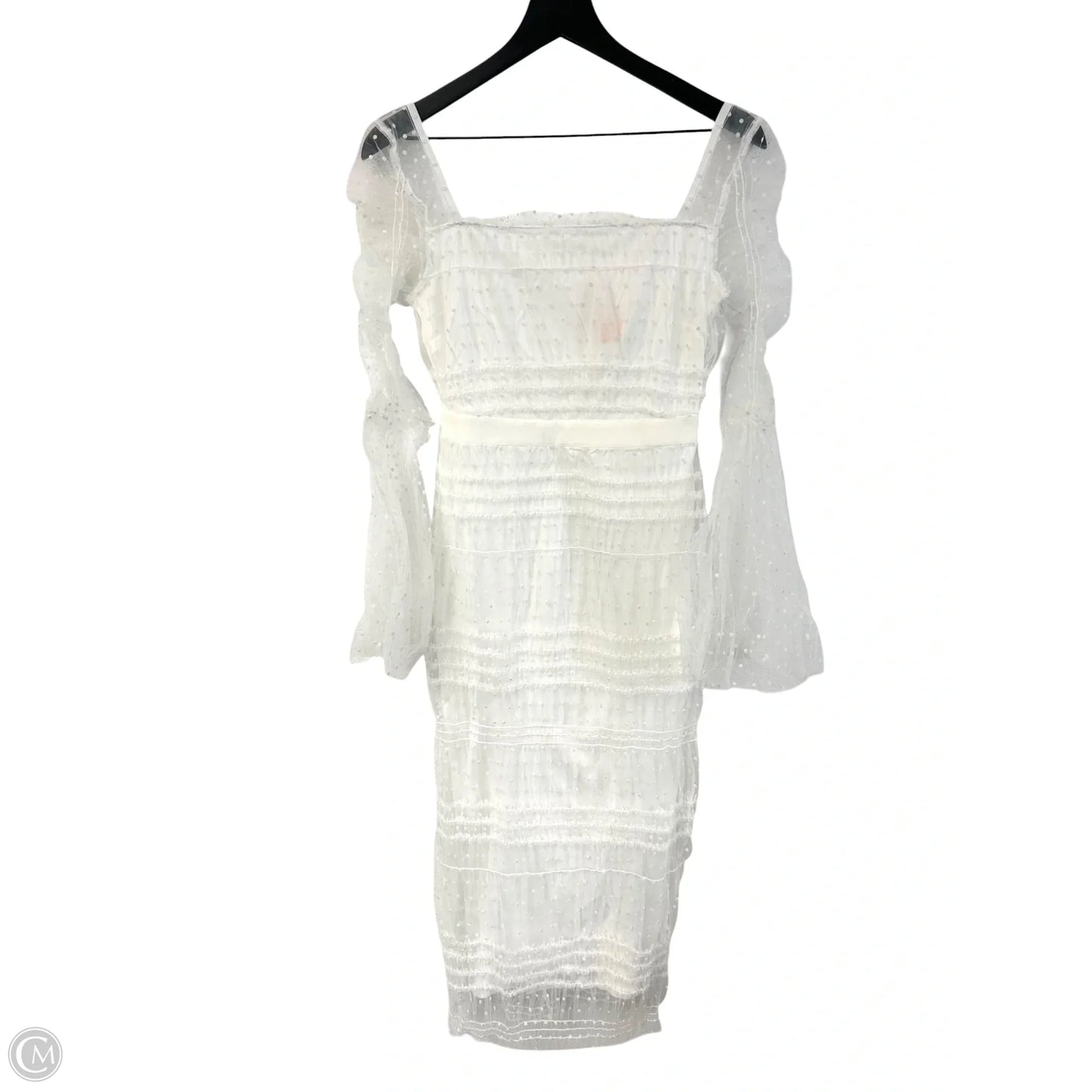 Dress Party Midi By Venus In White, Size: S