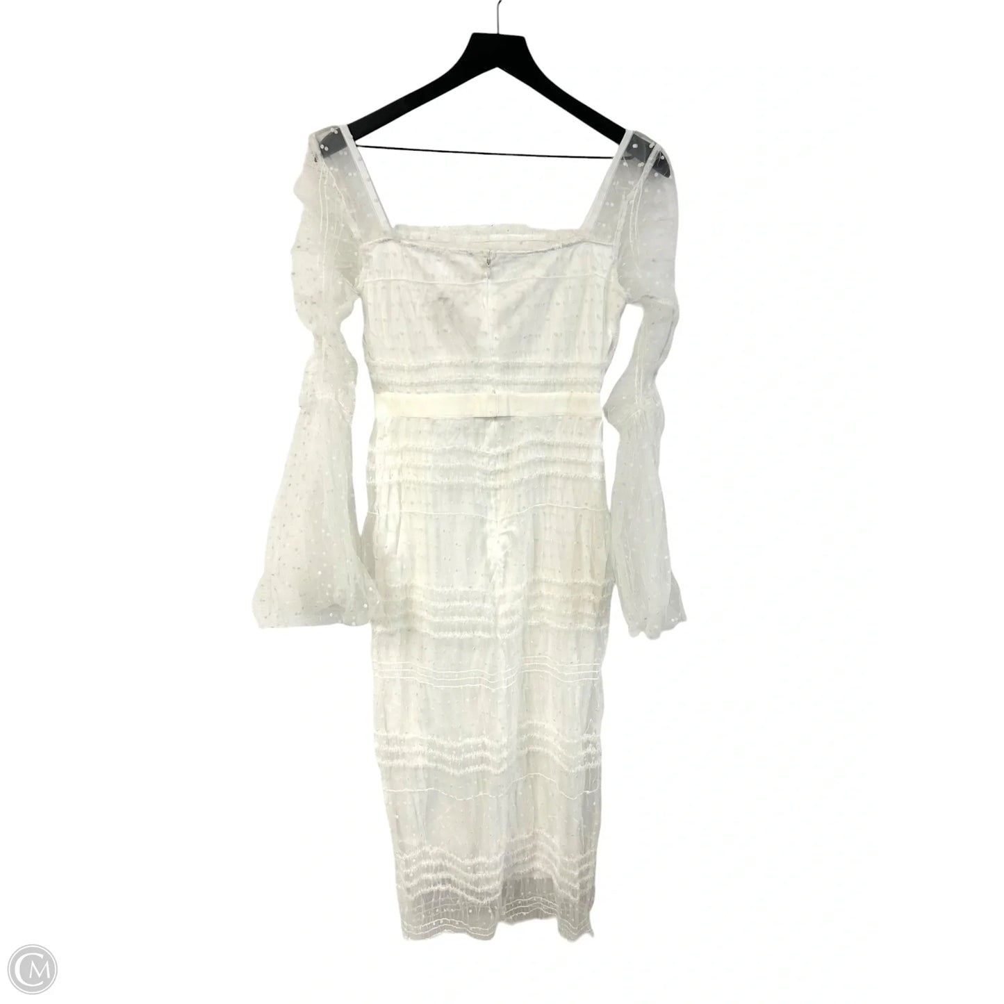 Dress Party Midi By Venus In White, Size: S