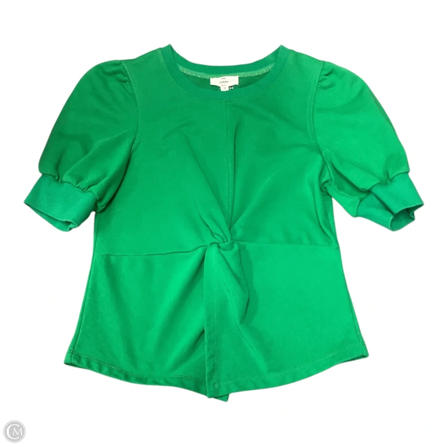 Top Short Sleeve By Entro In Green, Size: M