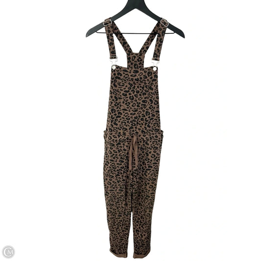 Overalls By Z Supply In Leopard Print, Size: S
