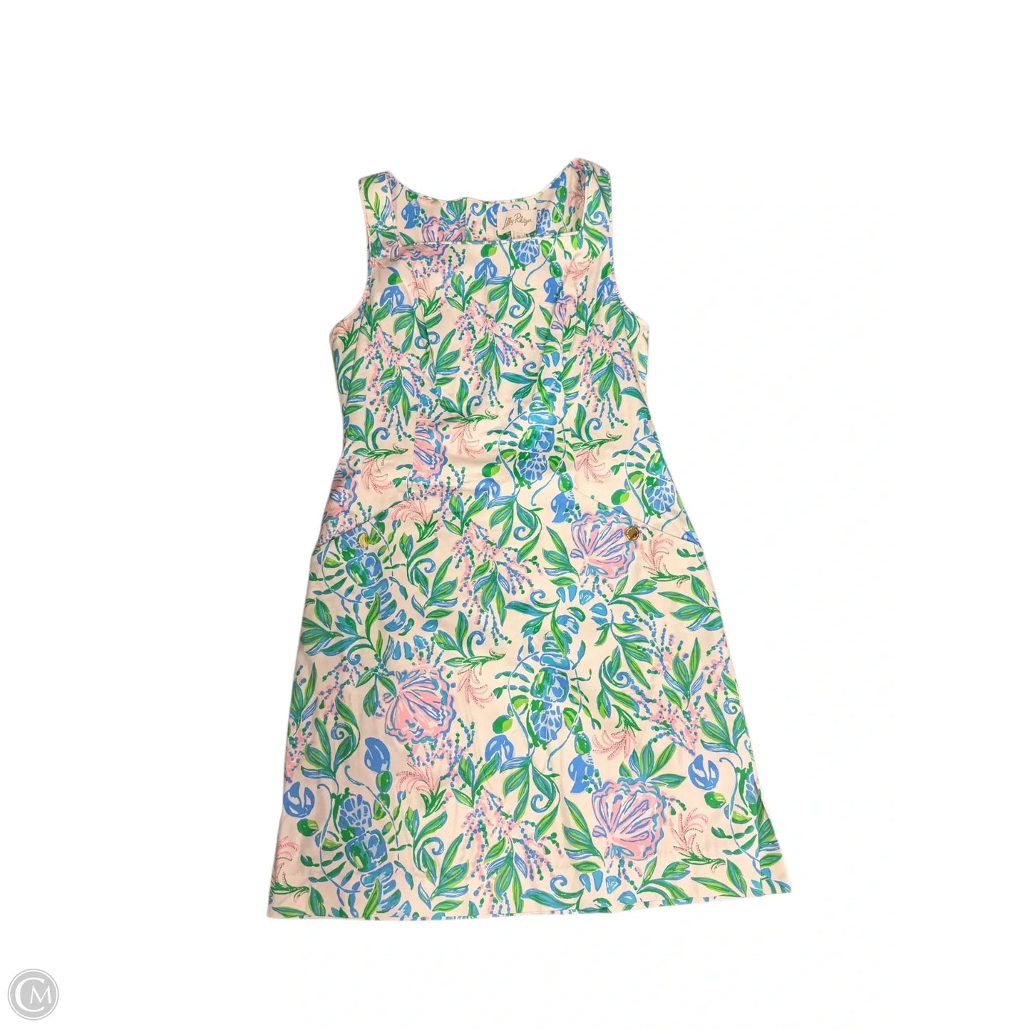 Dress Designer By Lilly Pulitzer In Floral Print, Size: 10