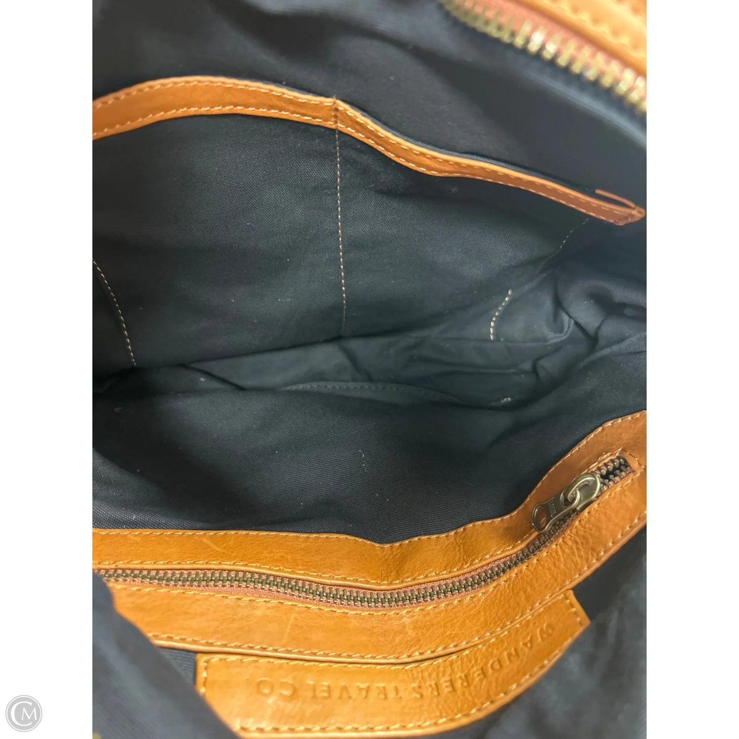Handbag Leather By Cmb, Size: Medium