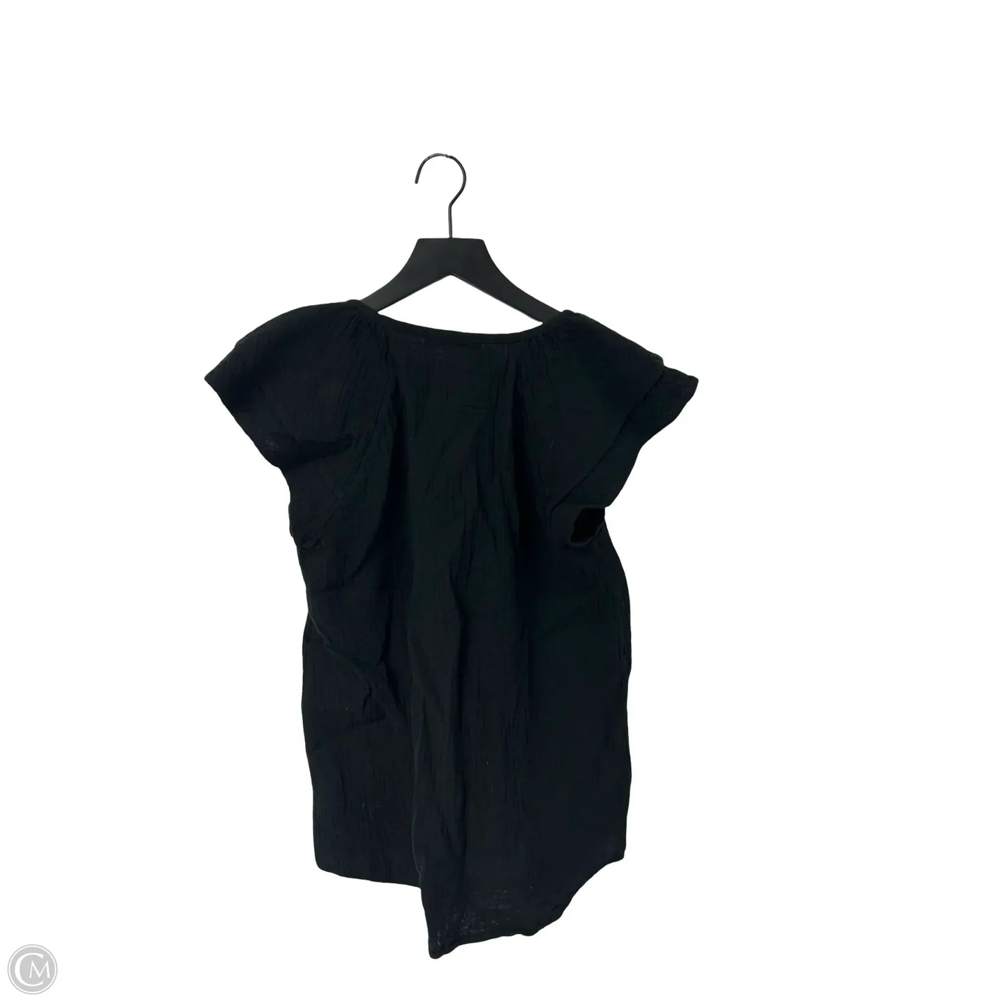 Top Short Sleeve By Gibson In Black, Size: S