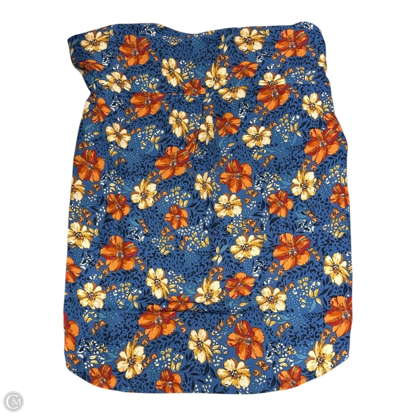 Top Short Sleeve By Maurices In Floral Print, Size: Xl