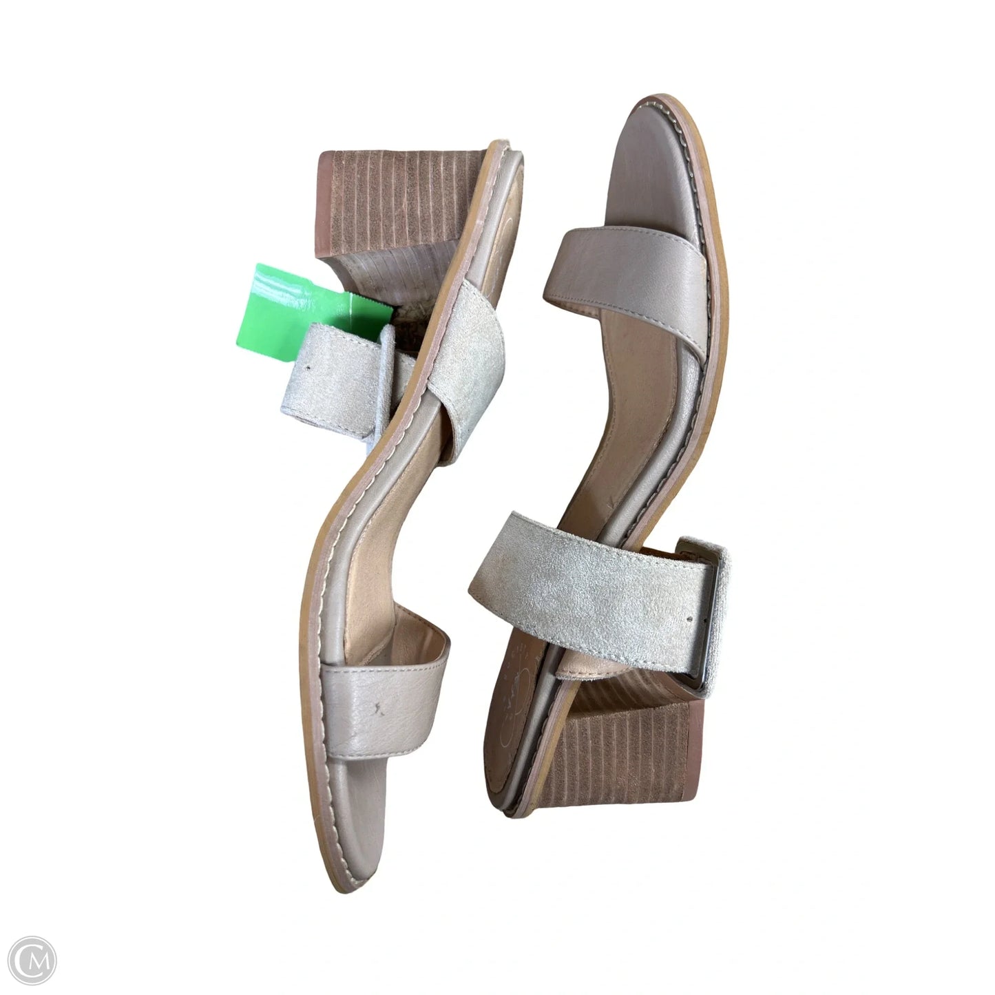 Sandals Heels Block By Oasis Society In Cream, Size: 9