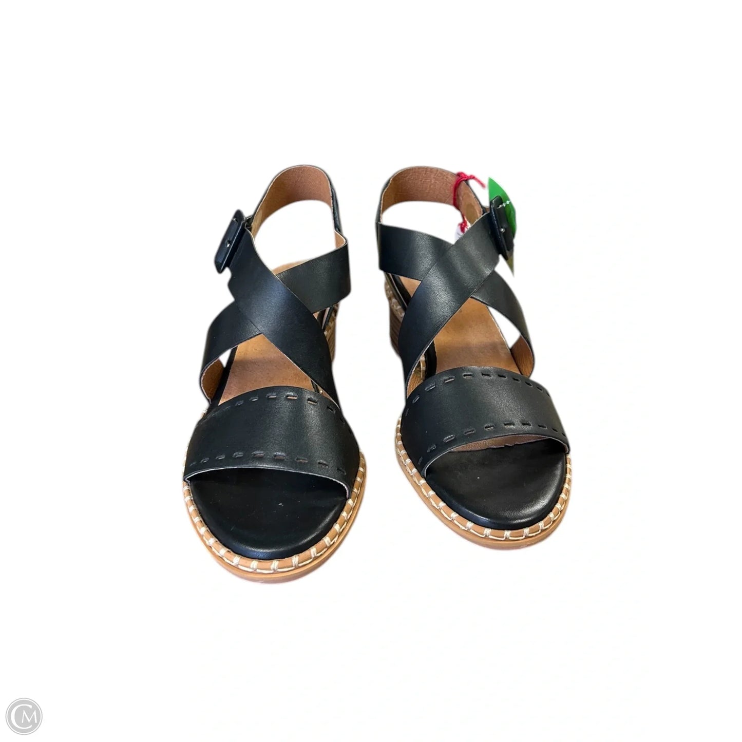 Sandals Heels Block By Pikolinos In Black, Size: 6.5