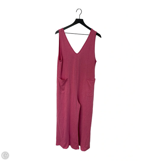 Jumpsuit By Zenana Outfitters In Pink, Size: M