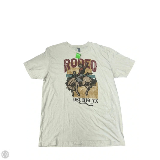 Top Short Sleeve Basic By Next Level In Tan, Size: Xl