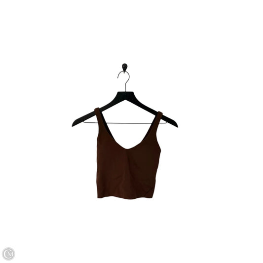Athletic Tank Top By Lululemon In Brown, Size: 2