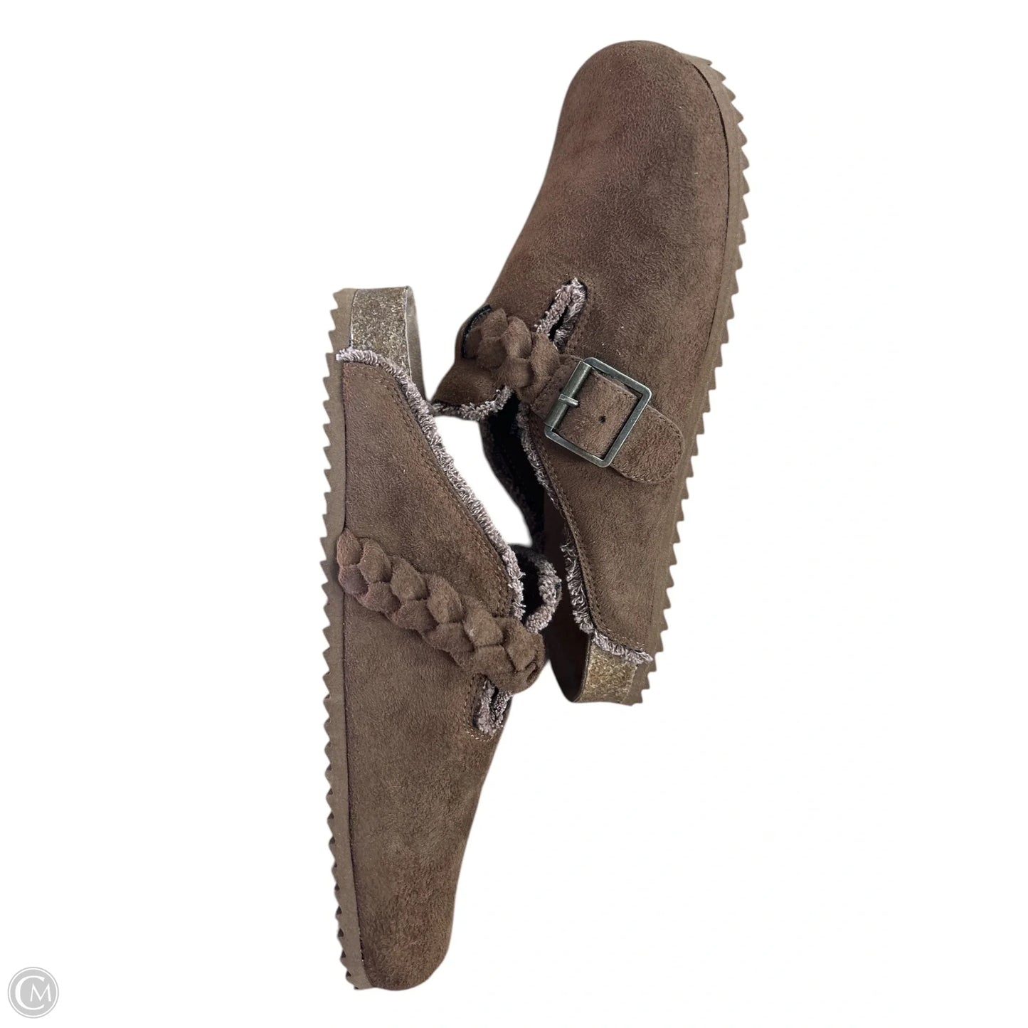 Shoes Flats By Very G In Brown, Size: 7.5