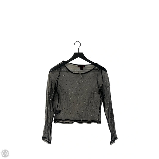 Top Long Sleeve Basic By Rock & Roll In Black, Size: L