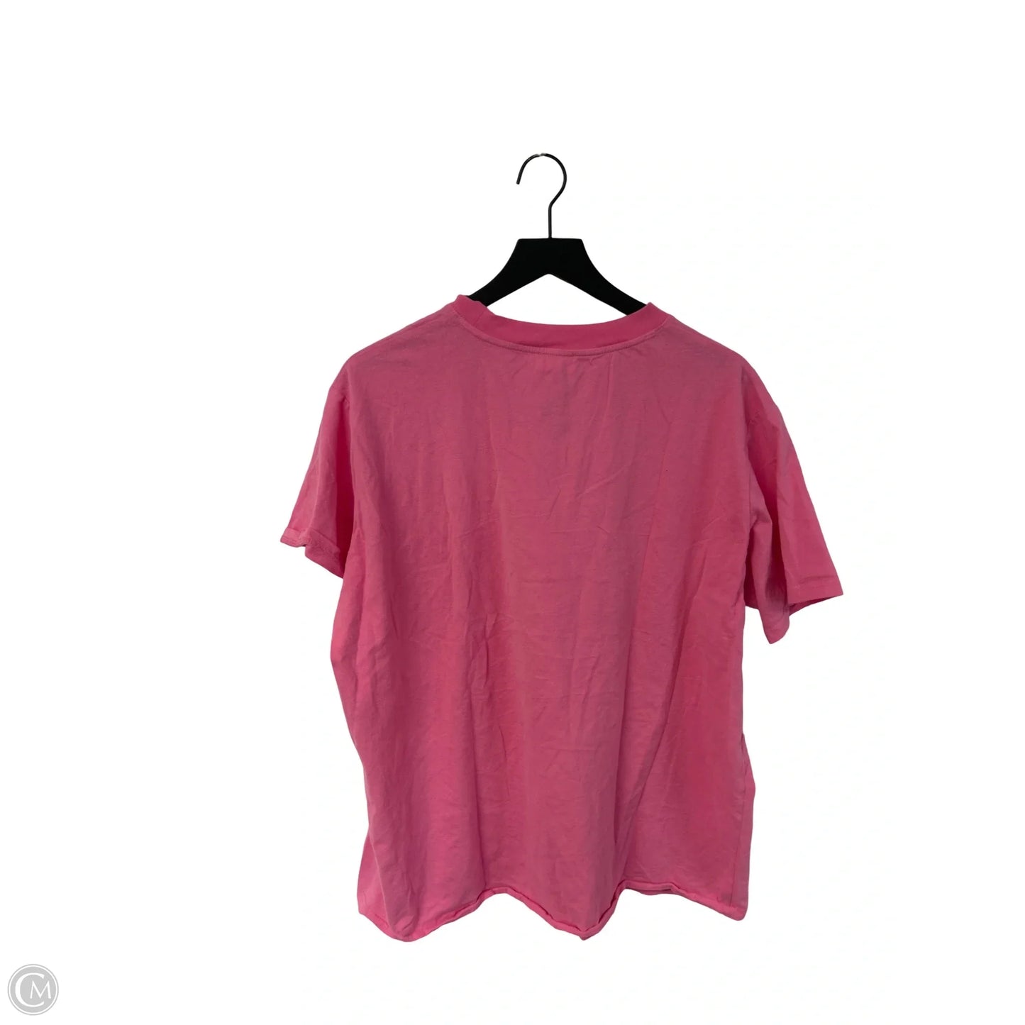 Top Short Sleeve By Pink Lily In Pink, Size: Xl