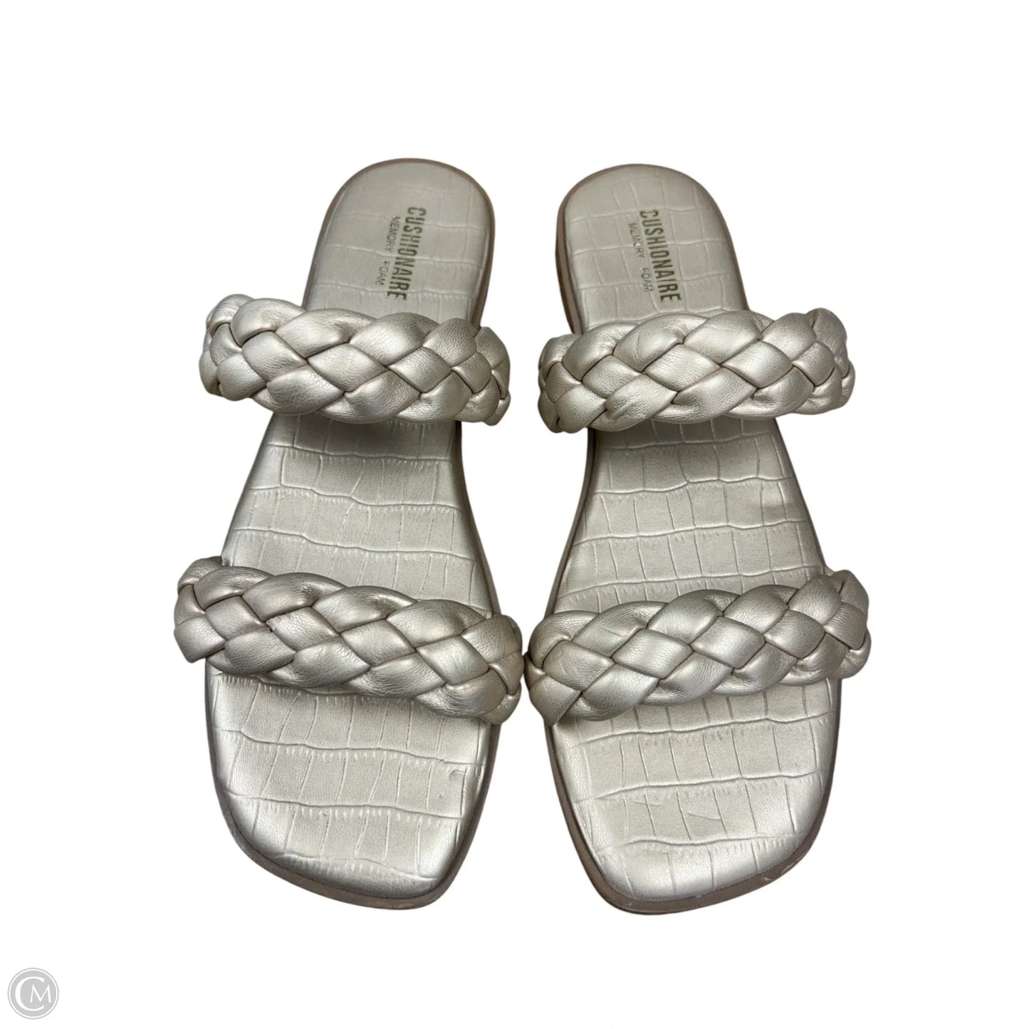 Sandals Flats By Cushionaire In Gold, Size: 8.5