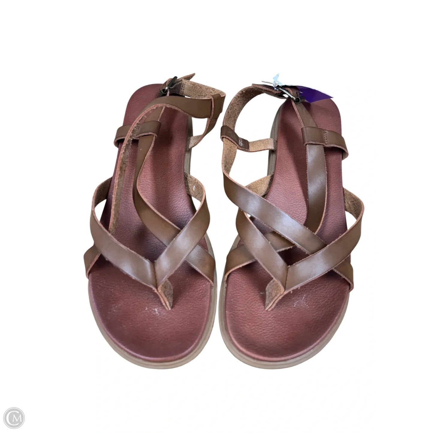Sandals Flats By Mia In Brown, Size: 8.5