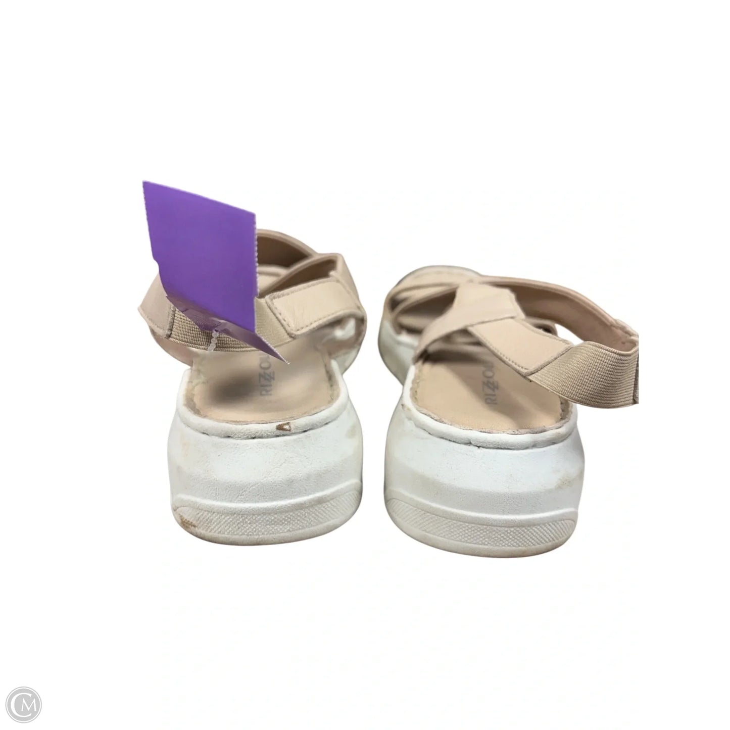 Sandals Flats By Cmc In Tan, Size: 8.5