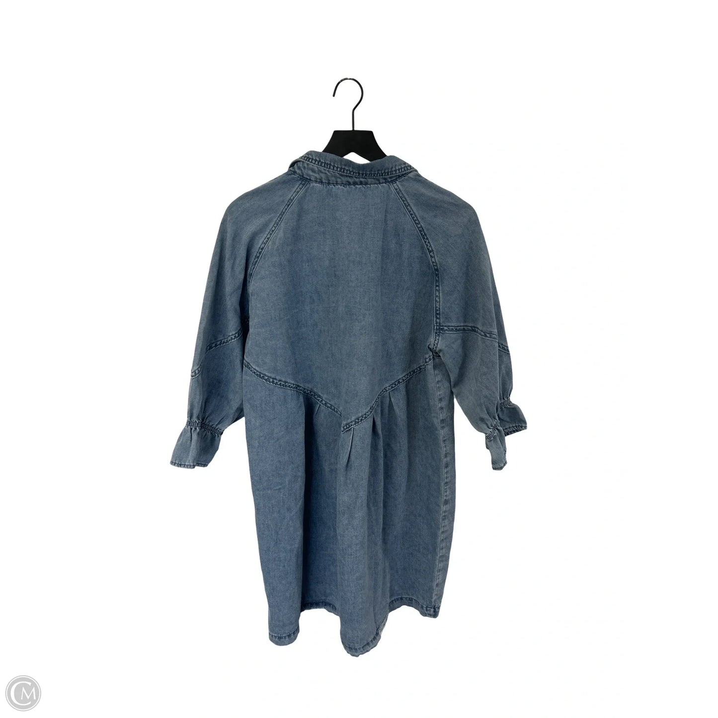 Dress Casual Short By Cmf In Blue Denim, Size: M