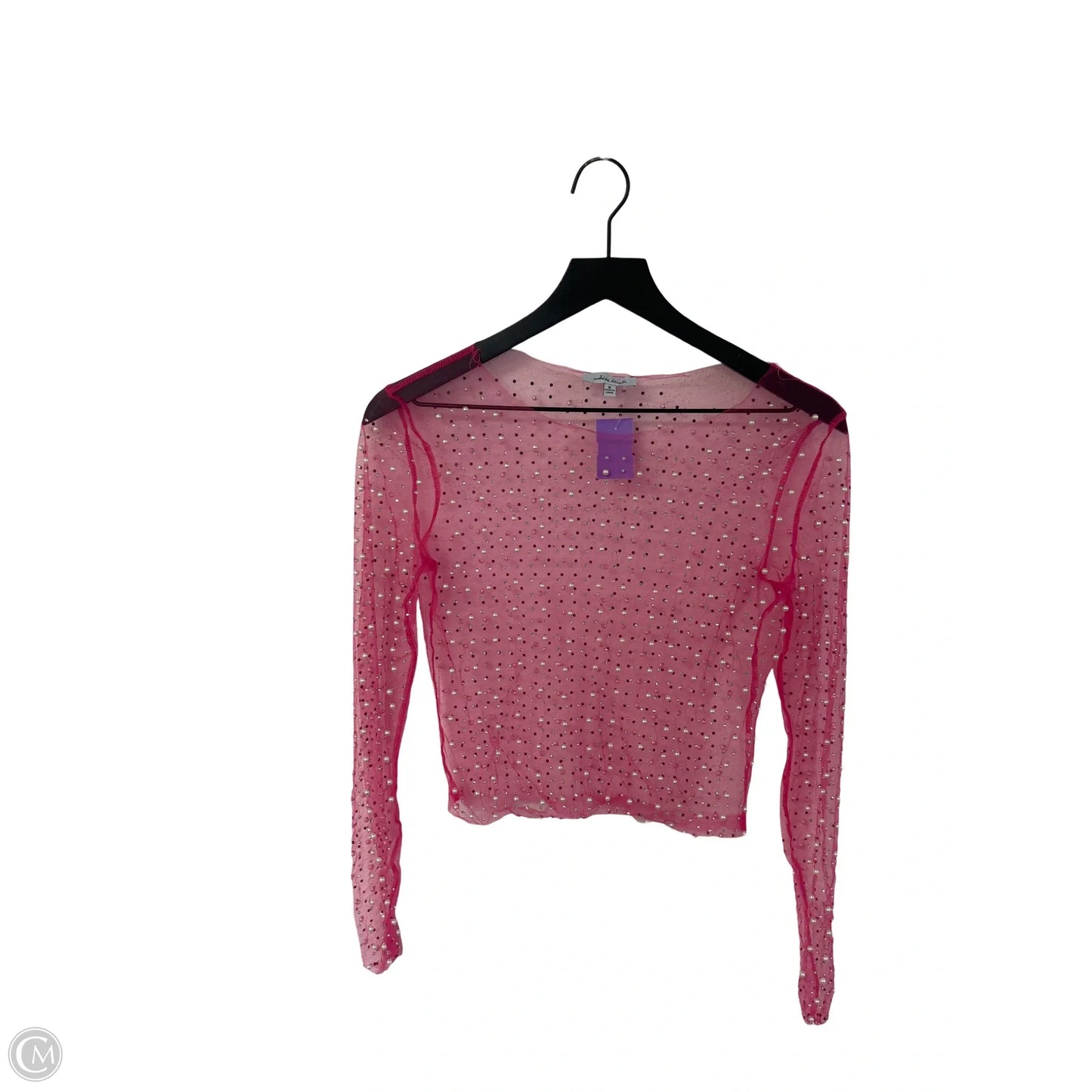 Top Long Sleeve By White Birch In Pink, Size: S