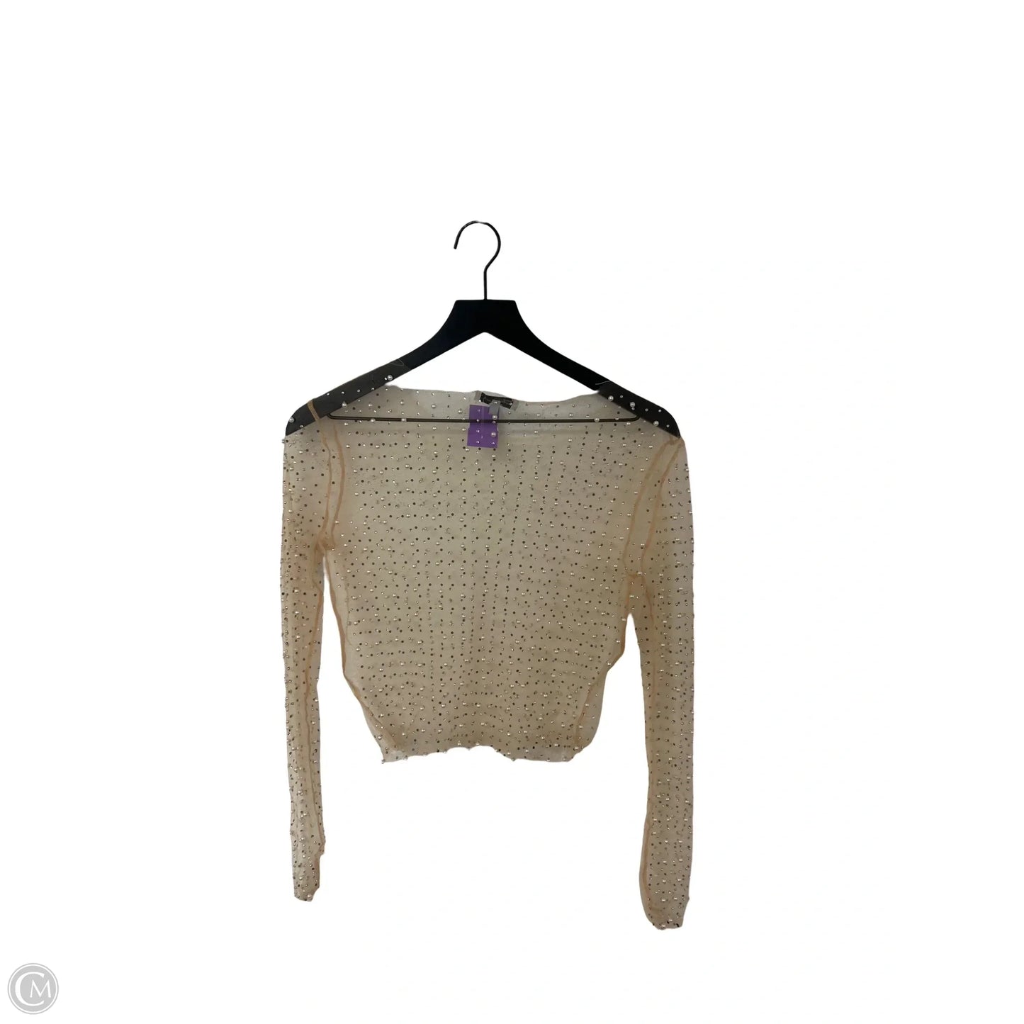Top Long Sleeve By White Birch In Tan, Size: S