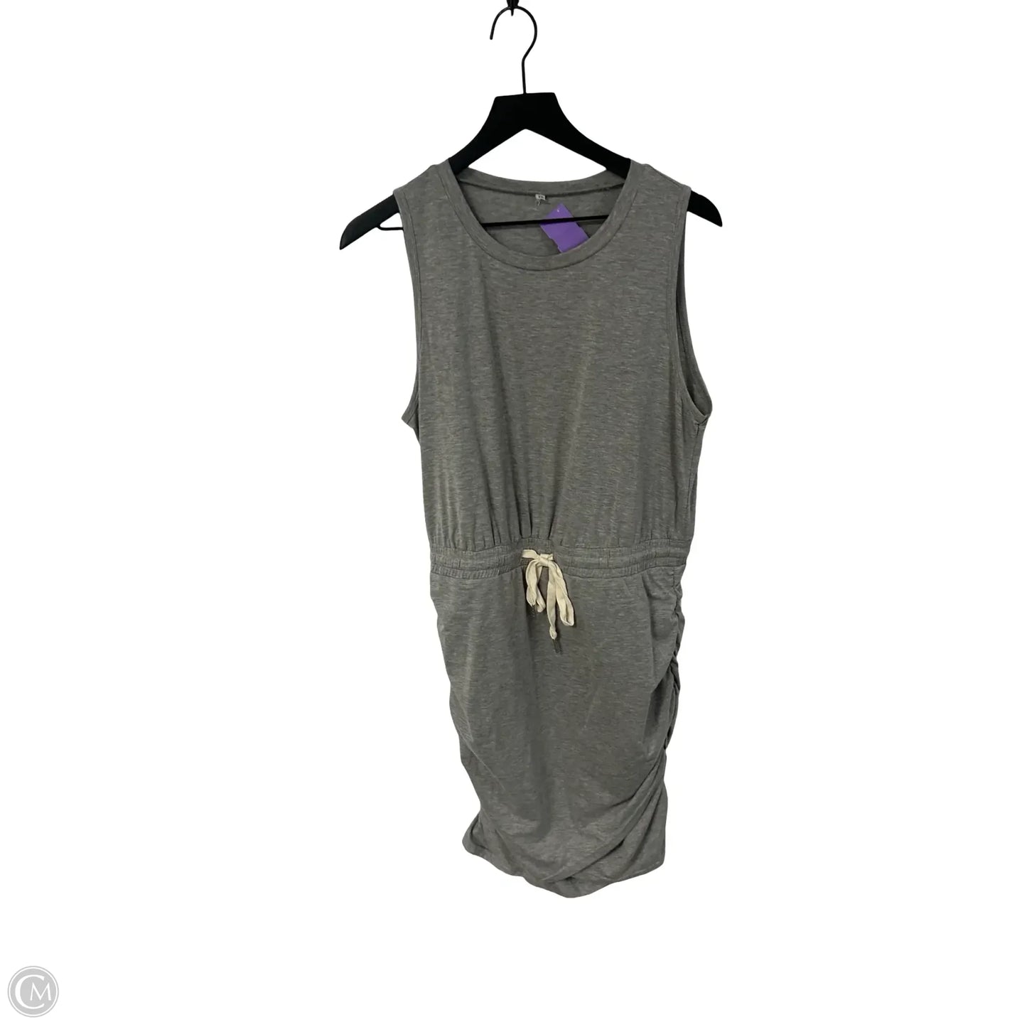 Dress Casual Midi By Cmf In Grey, Size: Xl
