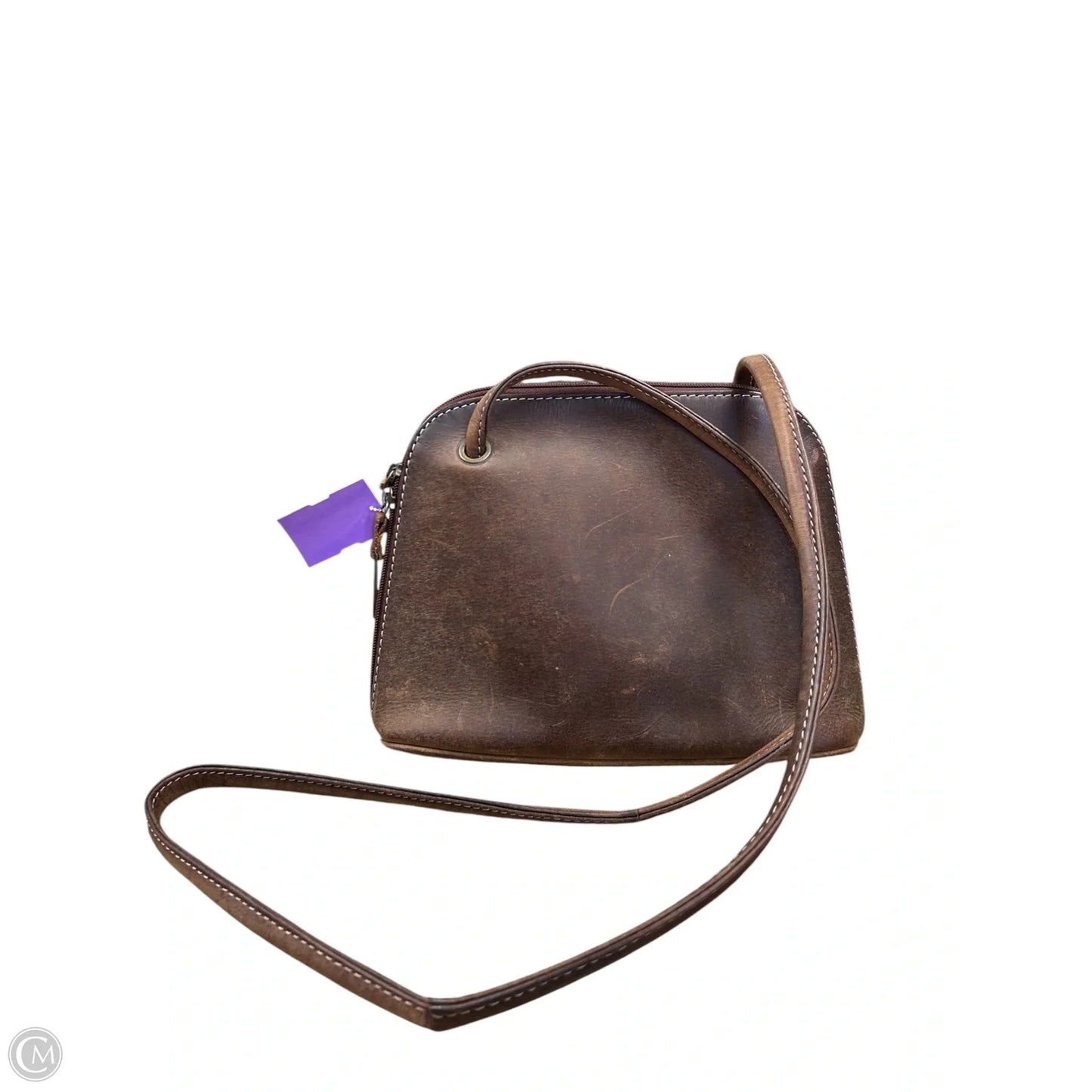 Crossbody Leather By Cmc, Size: Medium