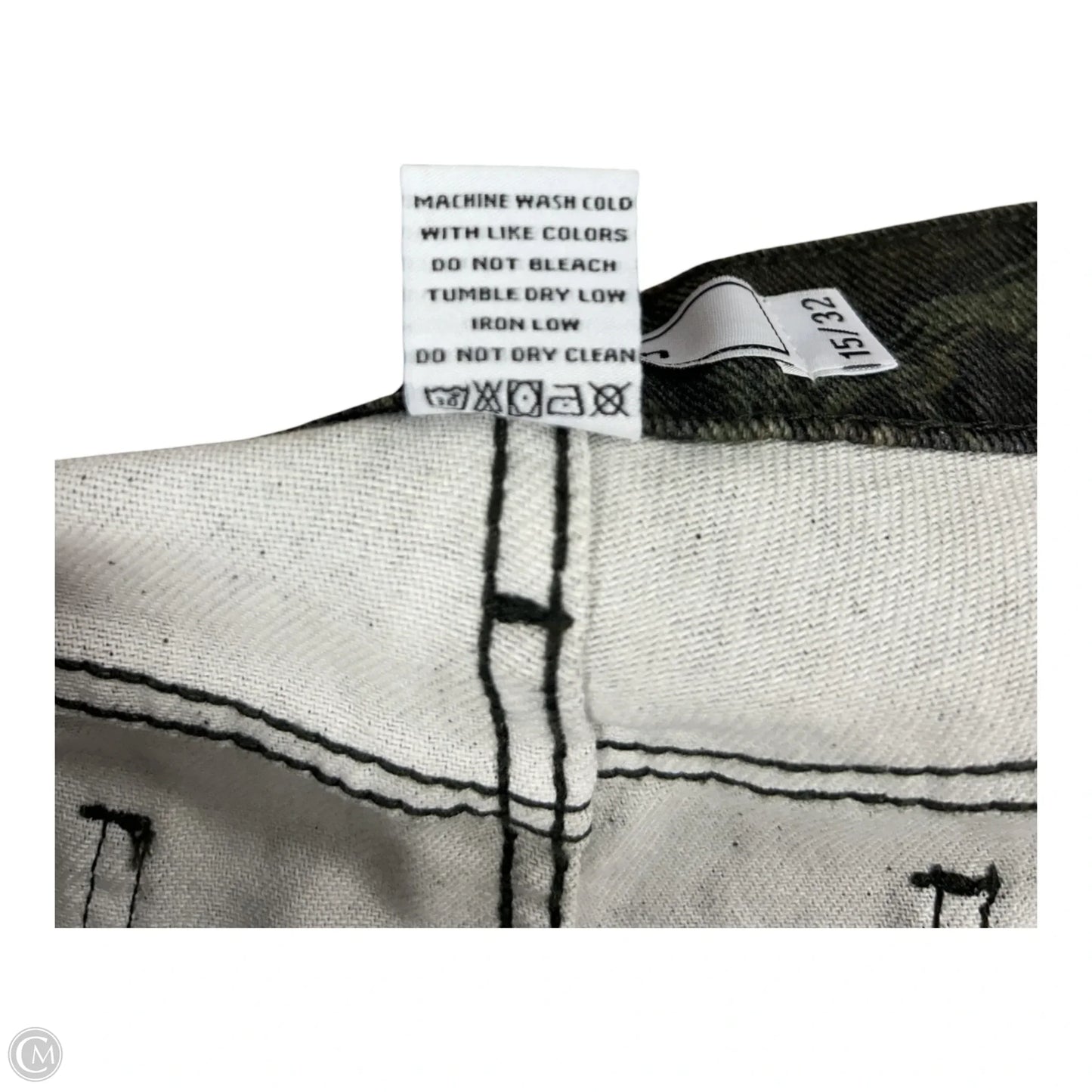 Jeans Wide Leg By Cmc In Camouflage Print, Size: 14