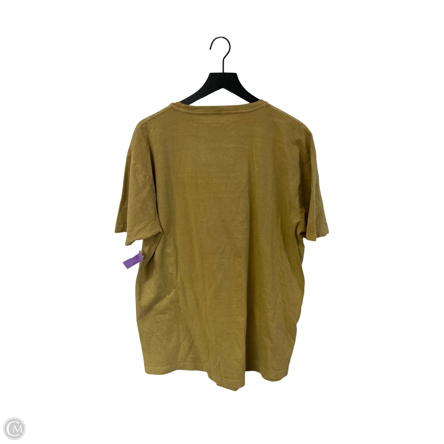 Top Short Sleeve By Clothes Mentor In Yellow, Size: L