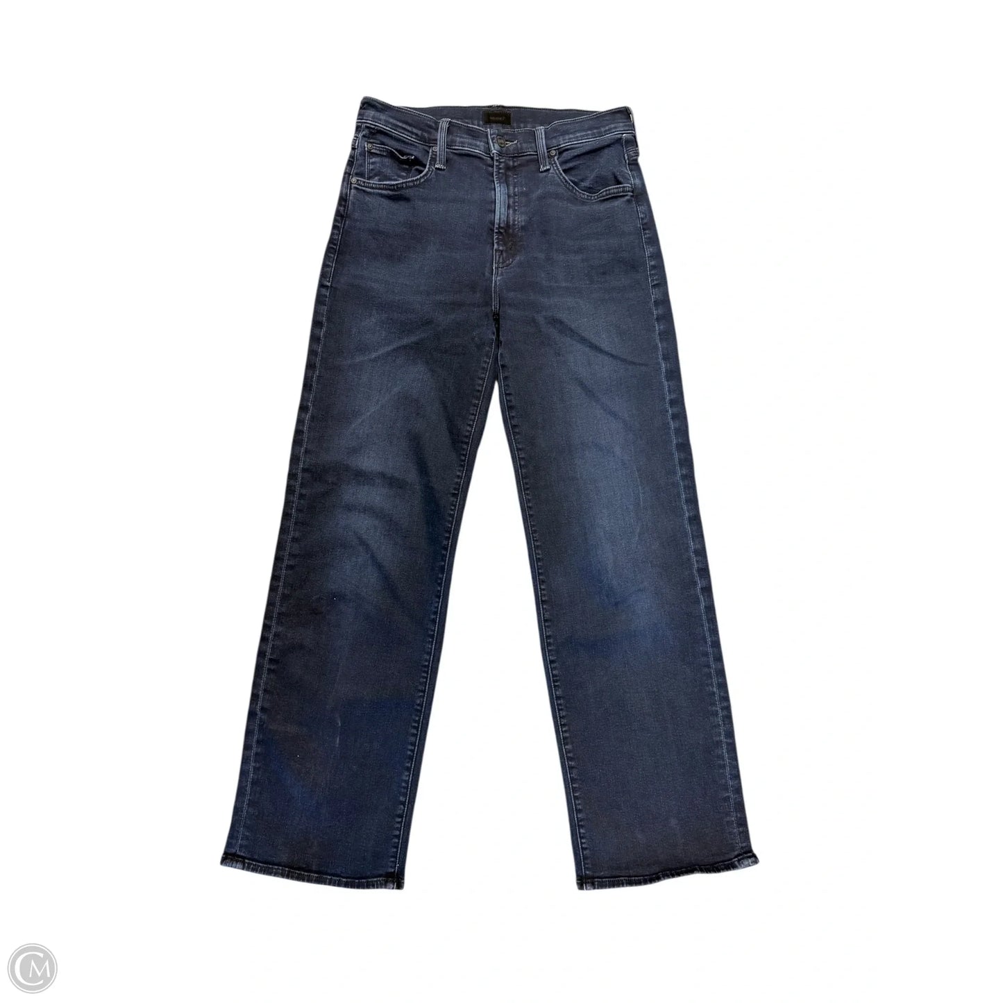 Jeans Straight By Mother In Blue Denim, Size: 2