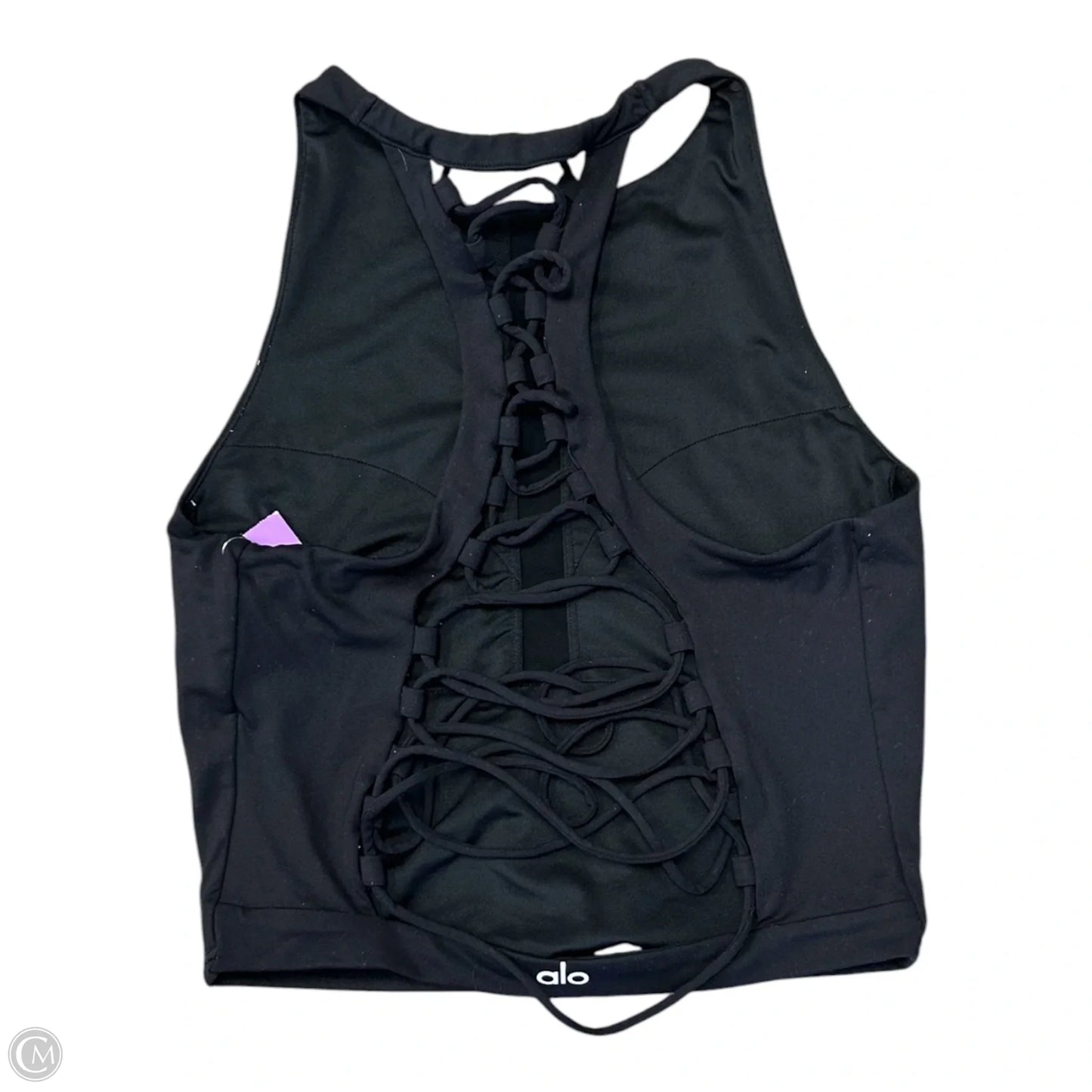 Athletic Tank Top By Alo In Black, Size: L