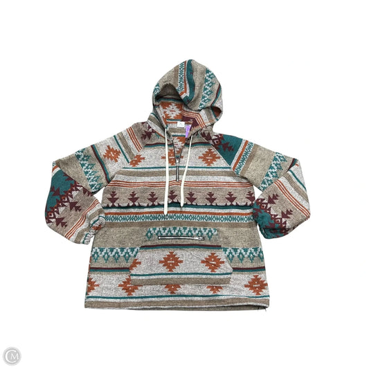 Sweatshirt Hoodie By Clothes Mentor In Multi-colored, Size: Xl