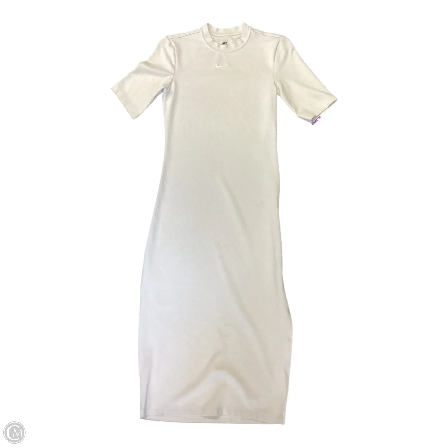 Dress Casual Maxi By Nike Apparel In Cream, Size: S