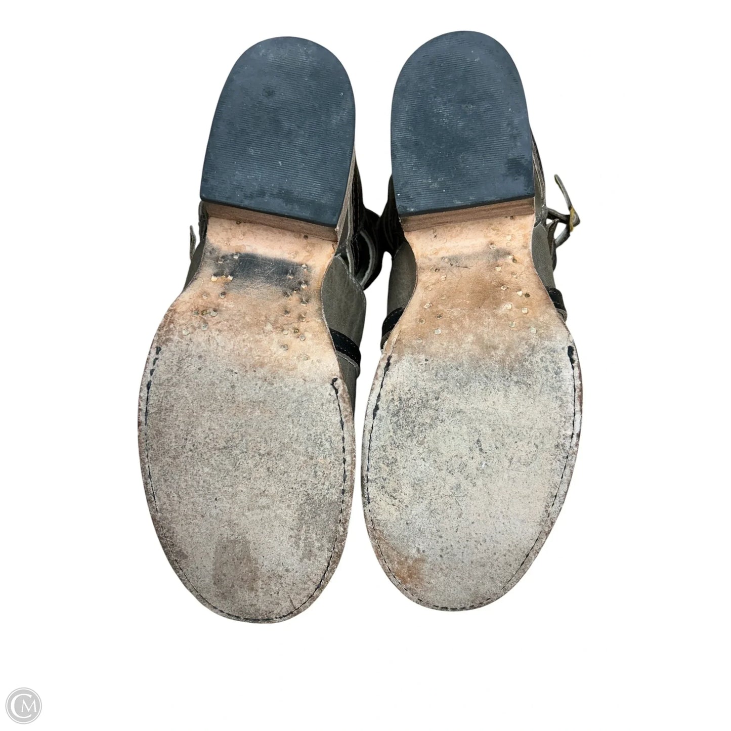 Boots Leather By Freebird In Taupe, Size: 7
