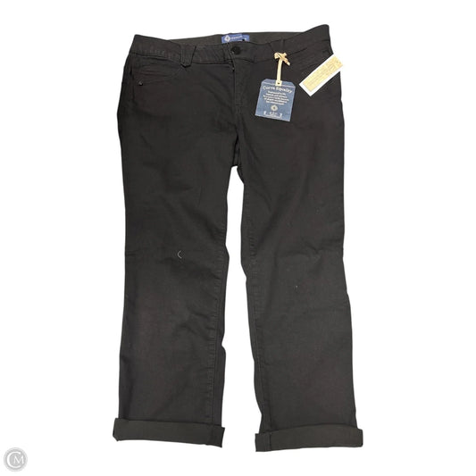 Jeans Straight By Democracy In Black Denim, Size: 16