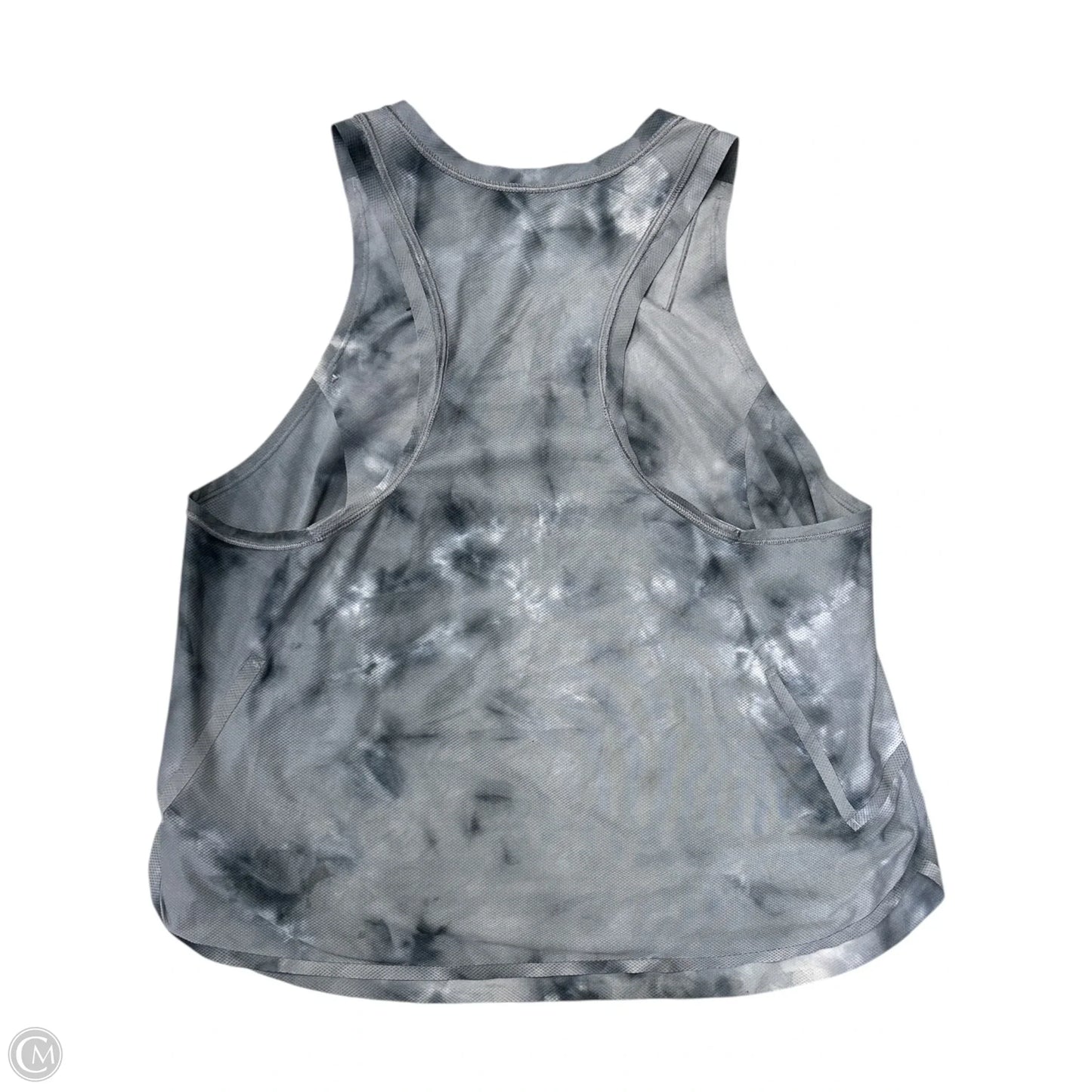 Athletic Tank Top By Lululemon In Grey & White, Size: 6