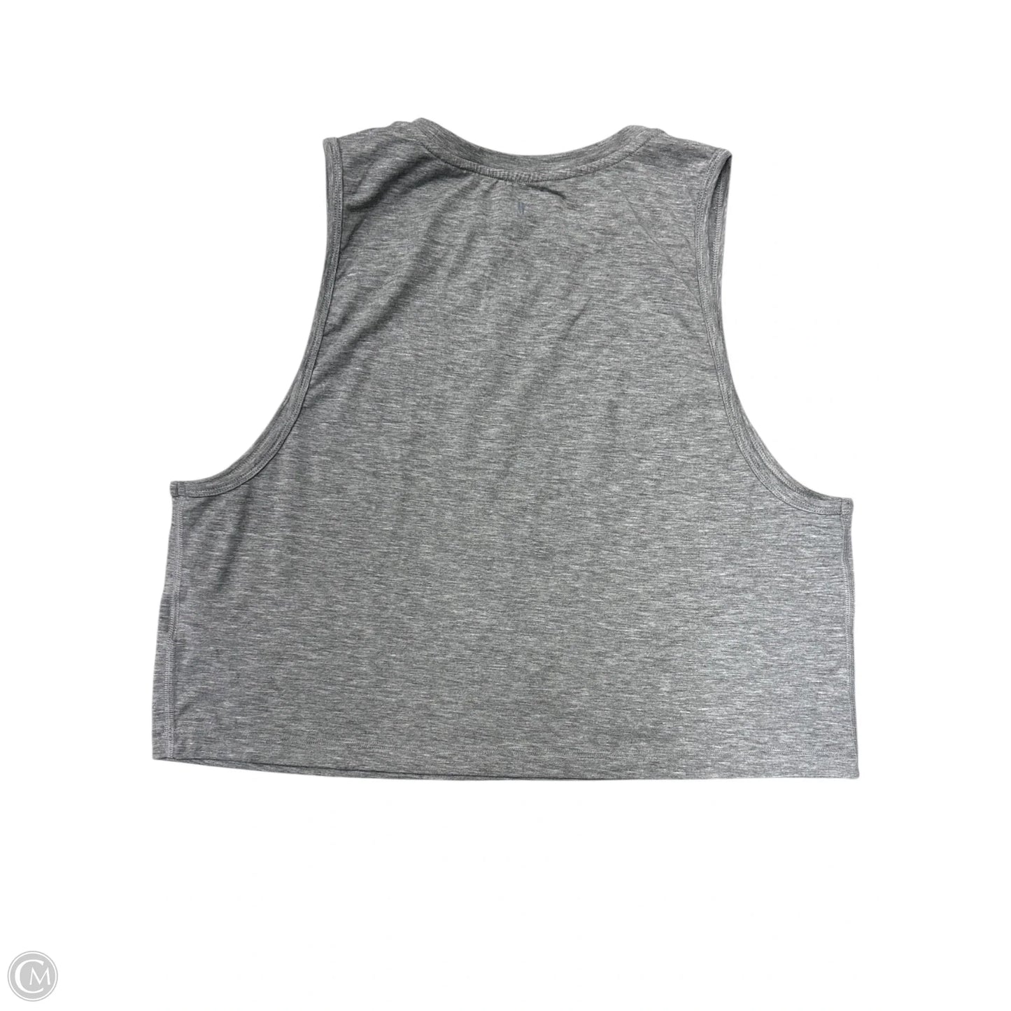 Athletic Tank Top By Nobull In Grey, Size: L