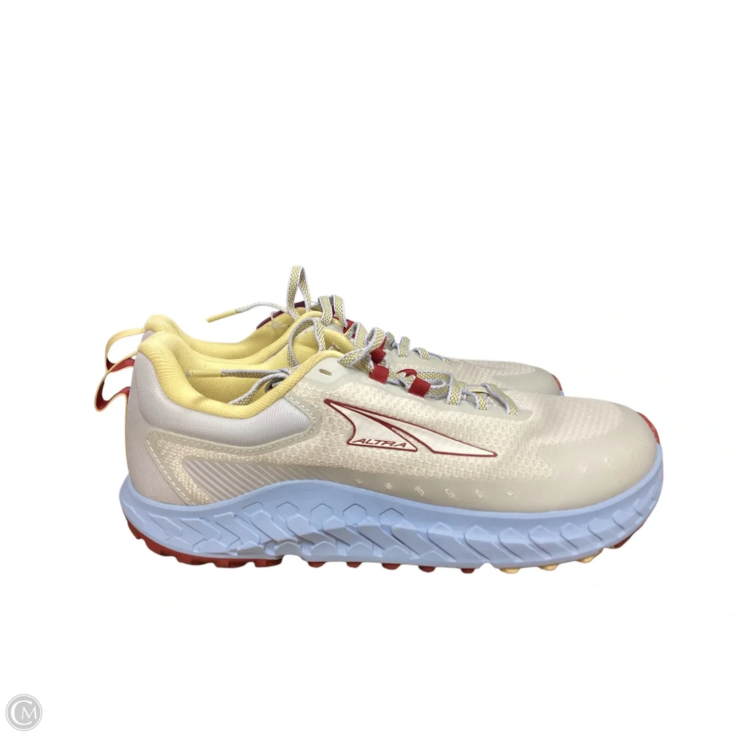 Shoes Sneakers By Cma In Blue & Yellow, Size: 9.5